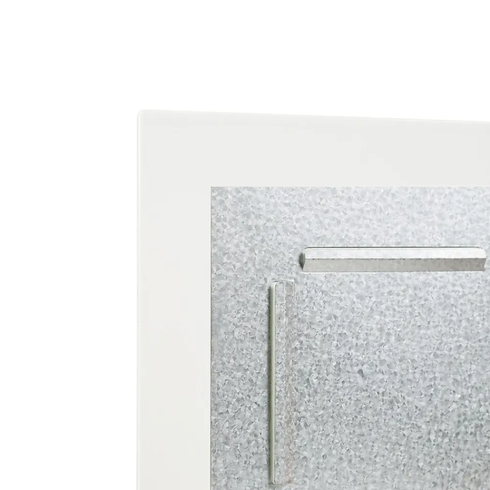 Dry Erase*U Brands Floating Glass Ghost Grid Dry Erase Board, Frameless, 3' x 2' (2798U00-01)