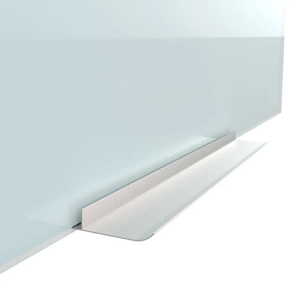Dry Erase*U Brands Floating Glass Ghost Grid Dry Erase Board, Frameless, 3' x 2' (2798U00-01)