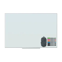 Dry Erase*U Brands Glass Dry-Erase Whiteboard, 3' x 2' (3975U00-01)
