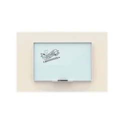 Dry Erase*U Brands Glass Dry-Erase Whiteboard, Aluminum Frame, 3' x 2' (2824U00-01)