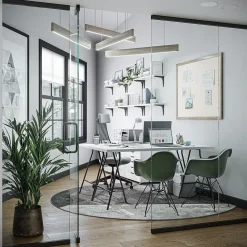 Bulletin*U Brands Linen Bulletin Board, Wood Frame, 4' x 3' (4894U00-01)