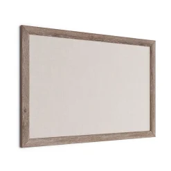 Bulletin*U Brands Linen Bulletin Board, Wood Frame, 3' x 2' (4891U00-01)