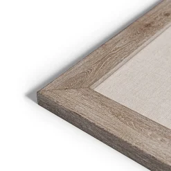 Bulletin*U Brands Linen Bulletin Board, Wood Frame, 3' x 2' (4891U00-01)