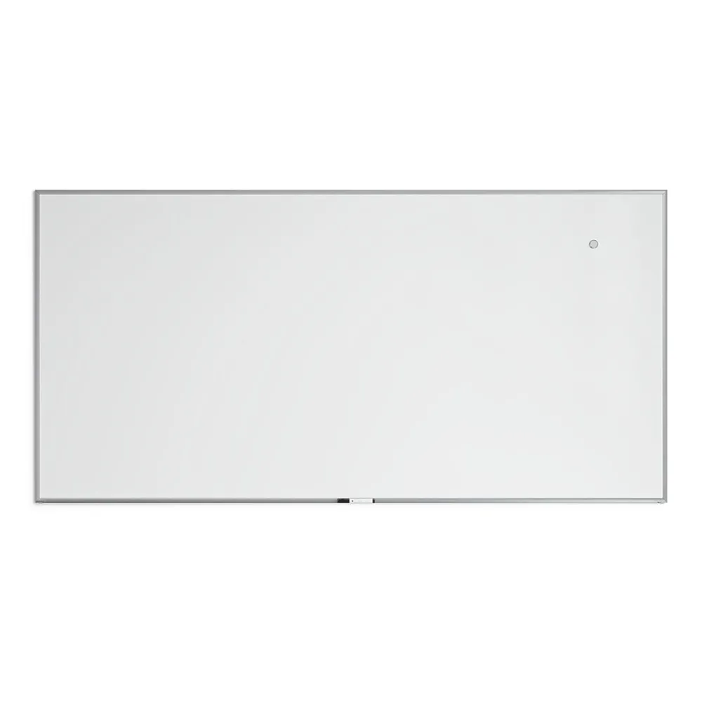 Dry Erase*U Brands Magnetic Porcelain Dry-Erase Whiteboard, Aluminum Frame, 8' x 4' (4902U00-01)