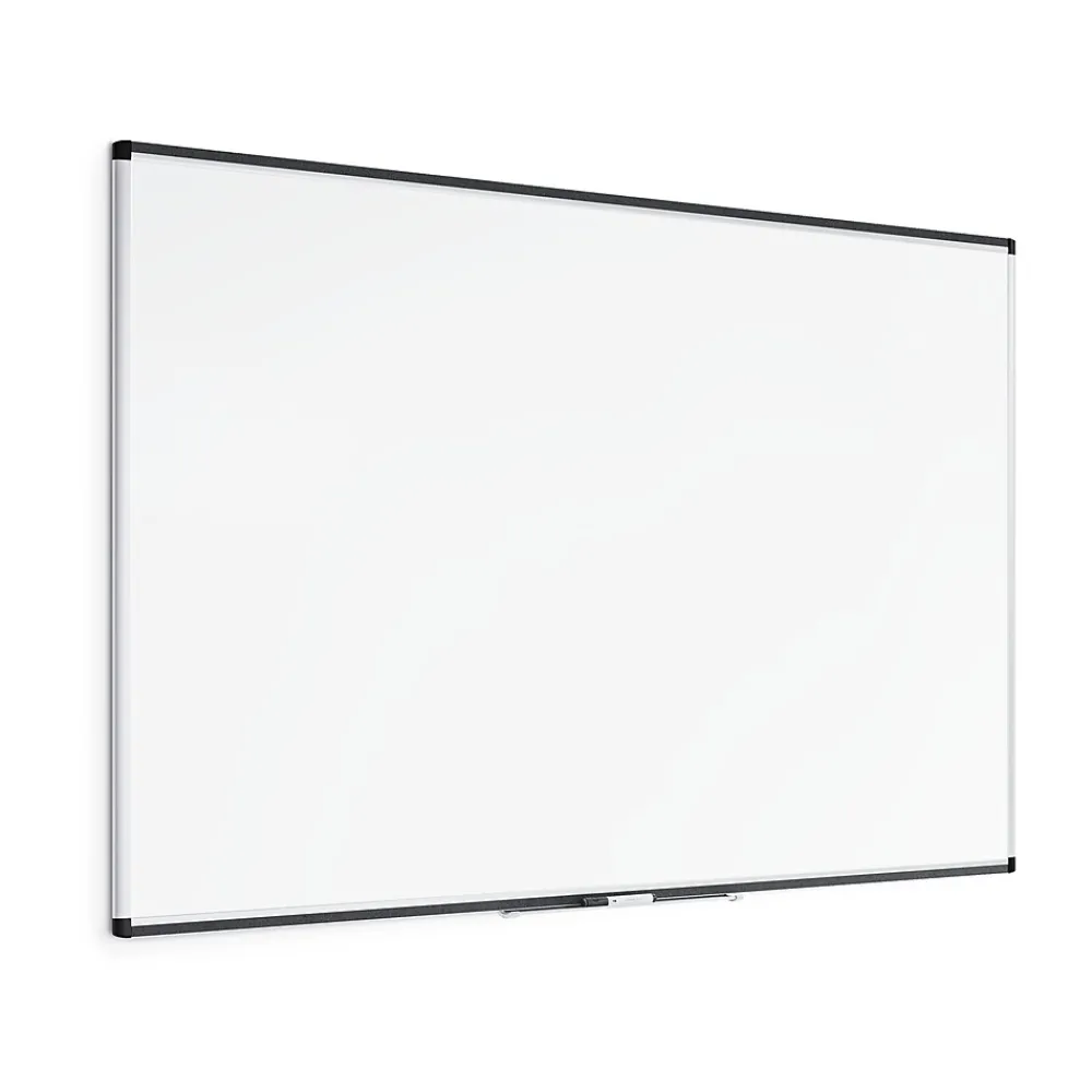 Dry Erase*U Brands PINIT Steel Dry-Erase Whiteboard, Aluminum Frame, 6' x 4' (2808U00-01)