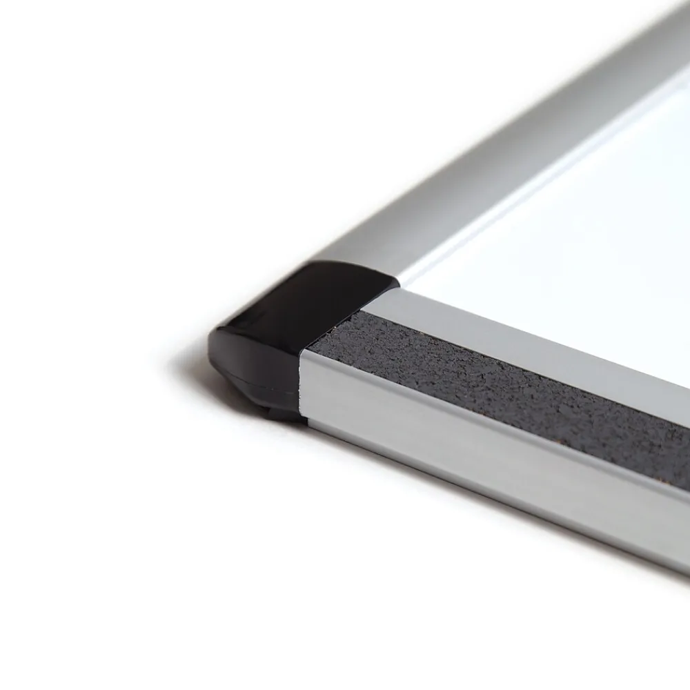Dry Erase*U Brands PINIT Steel Dry-Erase Whiteboard, Aluminum Frame, 6' x 4' (2808U00-01)