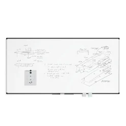 Dry Erase*U Brands PINIT Steel Dry-Erase Whiteboard, Aluminum Frame, 8' x 4' (2809U00-01)