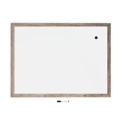 Dry Erase*U Brands Steel Dry-Erase Whiteboard, MDF Frame, 3' x 4' (4893U00-01)