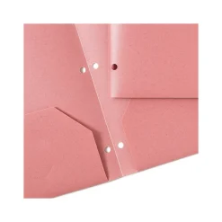Pocket Folders|U Brands U-Eco 3-Hole Punched 2-Pocket Folders, Assorted Colors, 12/Pack (6600U01-12)