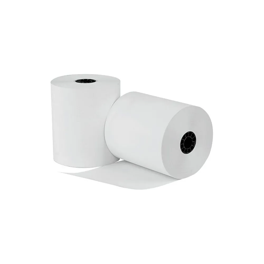 Pos Paper*uAccept POS Thermal Paper Rolls, 3 1/8" x 220', 12 Rolls/Pack (MA812)