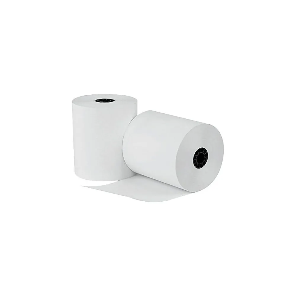 Pos Paper*uAccept POS Thermal Paper Rolls, 3 1/8" x 220', 12 Rolls/Pack (MA812)