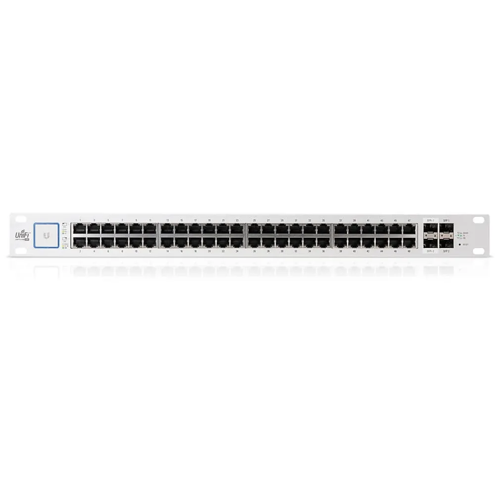 New Ubiquiti Networks UniFi 48 Port Layer 2 Gigabit PoE Ethernet Switch Managed, Silver (US-48-500W)