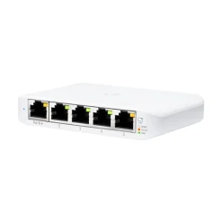Clearance Ubiquiti UniFi Flex Mini 5-Port PoE Switch, 10Gbps, White (USW-FLEX-MINI)
