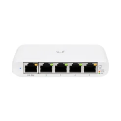 Online Ubiquiti UniFi Flex Mini 5-Port PoE Switch, 10Gbps, White, 5/Pack (USW-FLEX-MINI-5)