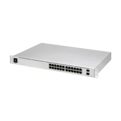 Ubiquiti UniFi Pro 24-Port Gigabit Ethernet Managed Switch, 10/100/1000 Mbps, Silver (USW-PRO-24)