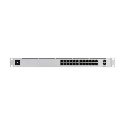Ubiquiti UniFi Pro 24-Port Gigabit Ethernet Managed Switch, 10/100/1000 Mbps, Silver (USW-PRO-24)
