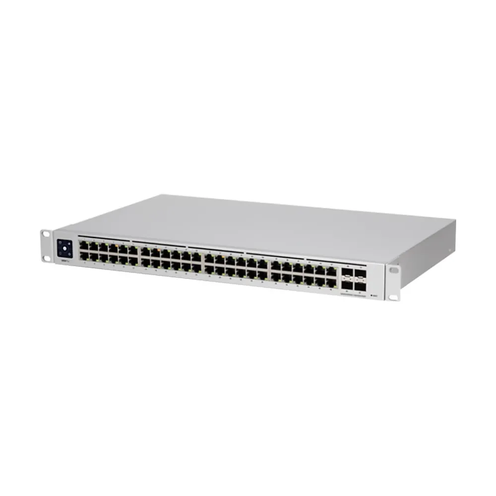Discount Ubiquiti UniFi Pro 48-Port Gigabit Ethernet Managed Switch, 10/100/1000 Mbps, Silver (USW-PRO-48)