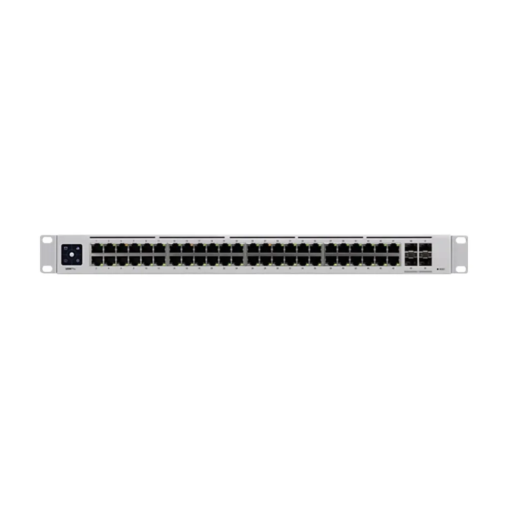 Discount Ubiquiti UniFi Pro 48-Port Gigabit Ethernet Managed Switch, 10/100/1000 Mbps, Silver (USW-PRO-48)