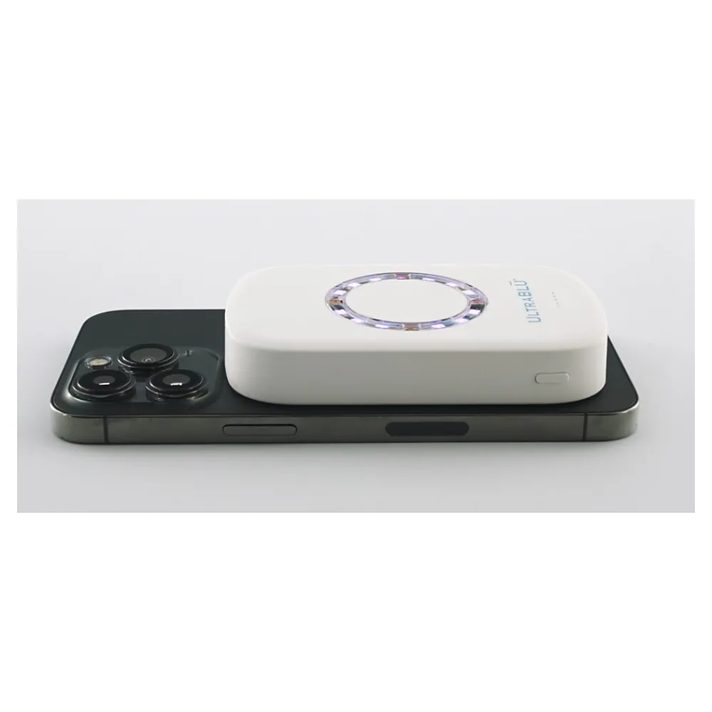 MagSafe Wireless USB Type-C Power Bank, 5000mAh, Matte White (UBW020923)<UltraBlu Clearance