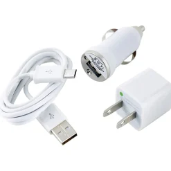 Ultralast Charge and Sync Kit with Micro USB to USB Cable, White, (CEL-CHGMICRO)