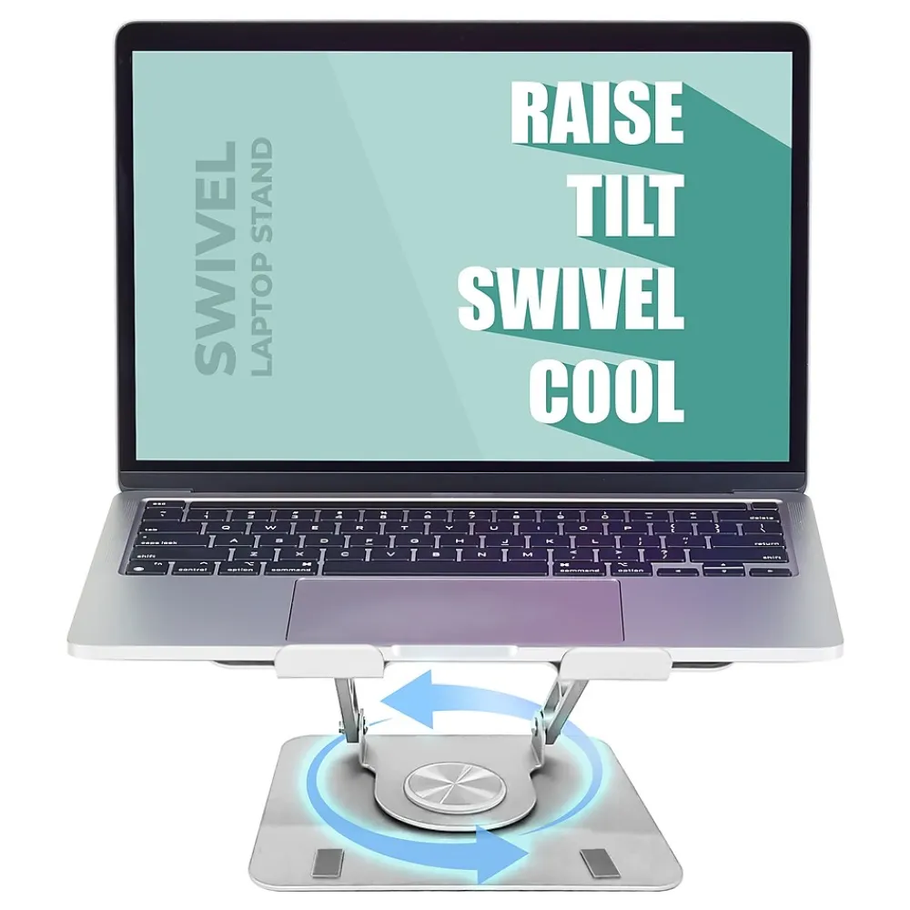 10.2" x 10" Metal Swivel Laptop Stand 2.0, (SLS-)<Uncaged Ergonomics New