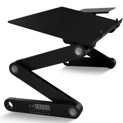 Uncaged Ergonomics Best 16.5" x 11" Aluminum Laptop Stand, Black (WEBLS-b)<WORKEZ Clearance