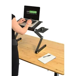 WorkEZ Cool Laptop Riser, Black (WECB)<Uncaged Ergonomics