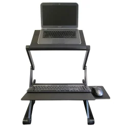 Standing Desks*Uncaged Ergonomics WorkEZ Standing Desk, Black (WESDB)