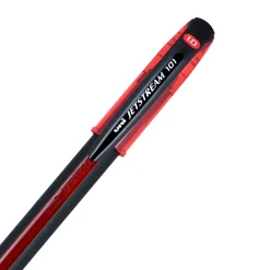Pens|uni-ball uni Jetstream 101 Ballpoint Pen, Medium Point, 1.0mm, Red Ink, Dozen (1768013)