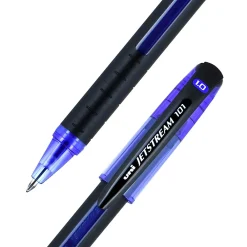 Pens|uni-ball uni Jetstream 101 Ballpoint Pen, Medium Point, 1.0mm, Blue Ink, Dozen (1768012)