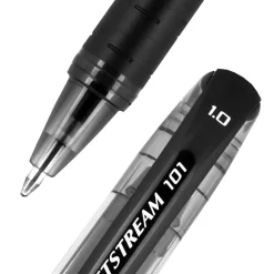 Pens|uni-ball uni Jetstream 101 Ballpoint Pens, Medium Point, 1.0mm, Black Ink, Dozen (1768011)