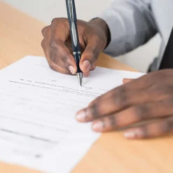 Pens|uni-ball uni Jetstream Ballpoint Pen, Fine Point, 0.7mm, Black Ink, Dozen (40173)