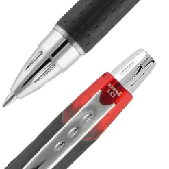 Pens|uni-ball uni Jetstream RT Retractable Ballpoint Pen, Medium Point, 1.0mm, Red Ink, Dozen (73834)