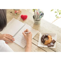 Pens|uni-ball uni one Retractable Gel Pens, Medium Point, 0.7mm, Black/Blue Ink, 5/Pack (70380)