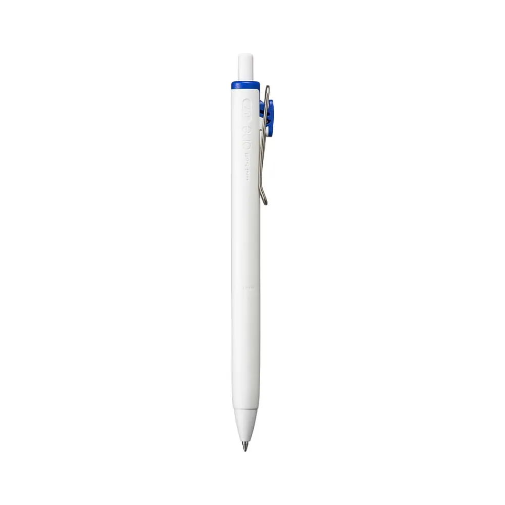 Pens|uni-ball uni one Retractable Gel Pens, Medium Point, 0.7mm, Blue Ink, Dozen (70363)