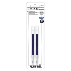 Pens|uni-ball 207 Gel-Ink Pen Refills, Medium Tip, Blue Ink, 2/pack (71207PP)
