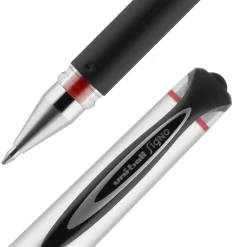 Pens|uni-ball 207 Impact Gel Pens, Bold Point, Red Ink, Dozen (65802)