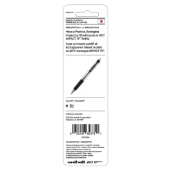 Pens|uni-ball 207 Impact RT Gel-Ink Pen Refill, Bold Tip, Blue Ink, 2/Pack (65874PP)