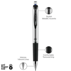 Pens|uni-ball 207 Impact RT Retractable Gel Pens, Bold Point, Blue Ink, Dozen (65871)