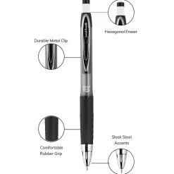 Pencils|uni-ball uniball 207 Mechanical Pencil, 0.7mm, #2 Medium Lead, Dozen (70126)
