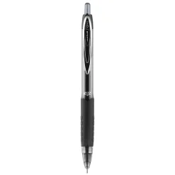 Pens|uni-ball uniball 207 Needle Retractable Gel Pens, Medium Point, 0.7mm, Black Ink, Dozen (1736097)