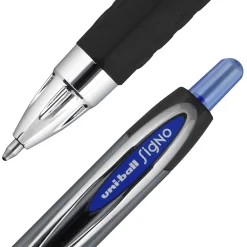 Pens|uni-ball uniball 207 Retractable Gel Pens, Bold Point, 1.0mm, Blue Ink, Dozen (1790896)