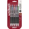 Pens|uni-ball 207 Retractable Gel Pens, Medium Point, 0.7mm, Assorted Ink, 5/Pack (1960307)