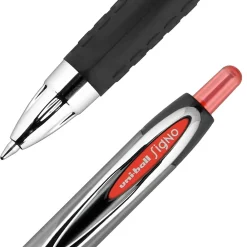 Pens|uni-ball uniball 207 Retractable Gel Pens, Medium Point, 0.7mm, Red Ink, Dozen (33952)