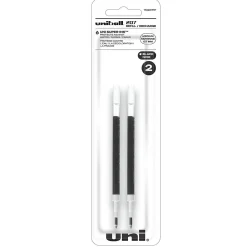 Pens|uni-ball uniball 207 Retractable Gel Pen Refills, Medium Point, 0.7mm, Black Ink, 2/Pack (70207PP)