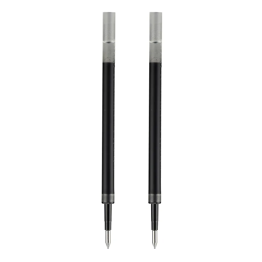 Pens|uni-ball uniball 207 Retractable Gel Pen Refills, Medium Point, 0.7mm, Black Ink, 2/Pack (70207PP)