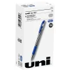 Pens|uni-ball uniball Gel Grip Gel Pens, Medium Point, 0.7mm, Blue Ink, 12/Pack (65451)