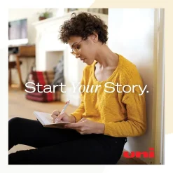 Pens|uni-ball one Retractable Gel Pen, Medium Point, 0.7mm, Assorted Ink, 5/Pack (70381)