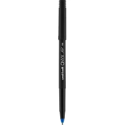 Pens|uni-ball uniball Onyx Rollerball Pens, Fine Point, 0.7mm, Blue Ink, Dozen (60145)