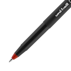 Pens|Uni ball Onyx Rollerball Pen, Micro Point, 0.5mm, Red Ink, Dozen (60042)